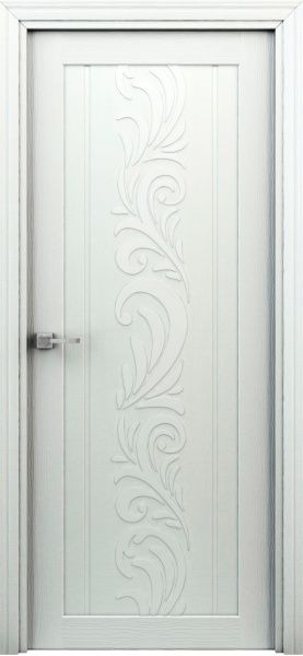 Дверне полотно Інтер'єрні двері Весна ПГ 700 мм біла перлина 