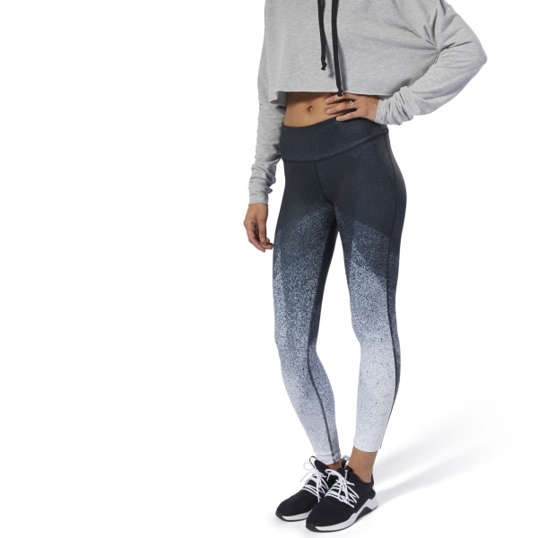 Лосины Reebok C Lux Bold Tight DP5825 р.XS черный