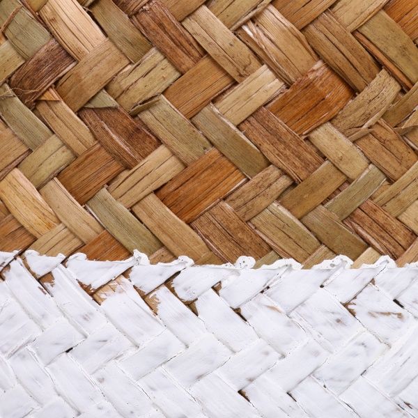 Кошик плетений маленький 16х10 см білий