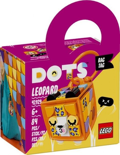Конструктор LEGO Dots Брелок для сумочки «Леопард» 41929