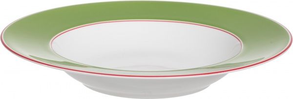 Тарілка супова Emotion 23,5 см зелена Fiora