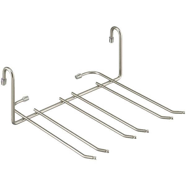 Полиця на рейлінг Lemax YJ-G507 NM для фужерів мала 230х170х75 мм матовий нікель