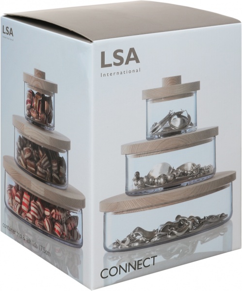 Набір ємностей для зберігання Connect Mini Trio 3 шт. G1368-00-301 LSA