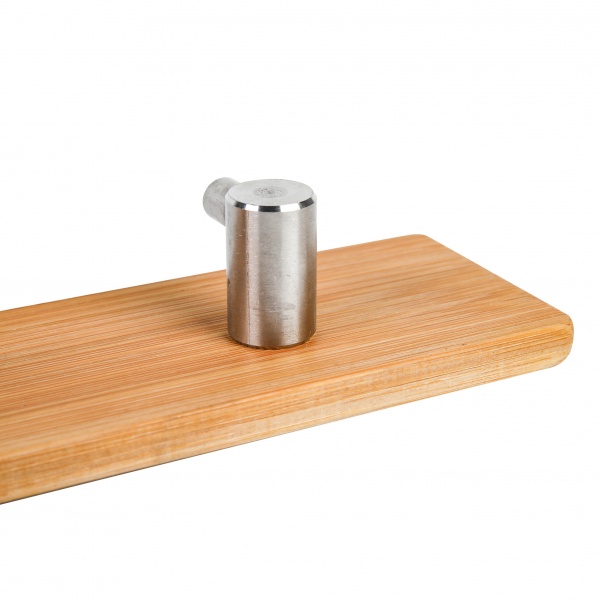 Планка с крючками Axentia Bonja 28x5x3 см нерж/бамбук
