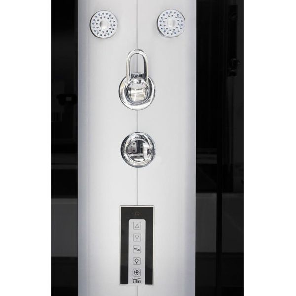 Гидромассажный бокс Erlit ER4515TP-C4 1500*850*2150 профиль сатин, стекло графит