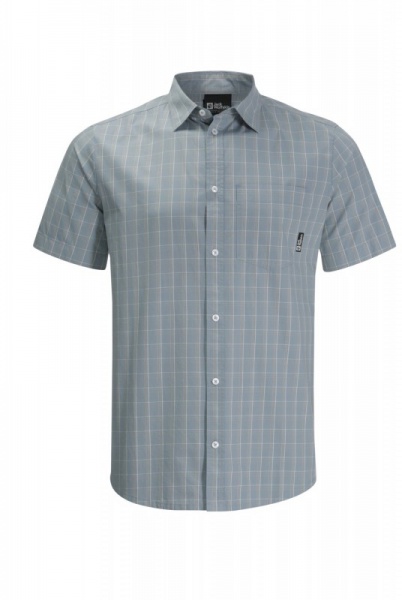 Рубашка Jack Wolfskin HOT SPRINGS SHIRT M 1402333_1286 р. XXL серый