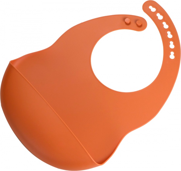 Нагрудник детский Tryco силикон коричневый TR-392833 коричневый TR-392833 