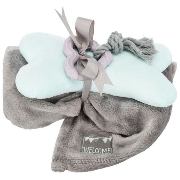 Набір Trixie ковдра та дві іграшки поліестер/котон/термопл гума 22 см/13 см 3 шт арт. 15581