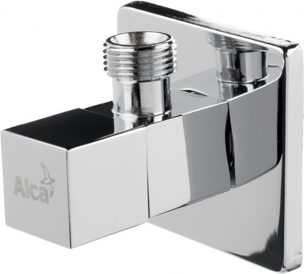 Кутовий вентиль Alca Plast 1/2x3/8 квадратний