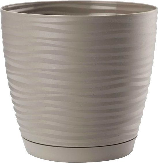 Вазон пластиковый Form Plastic Сахара мини-15 круглый 1,7л серый 