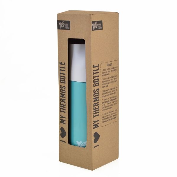 Термочашка 370 мл YES Tibetan stone бірюзовий 706727