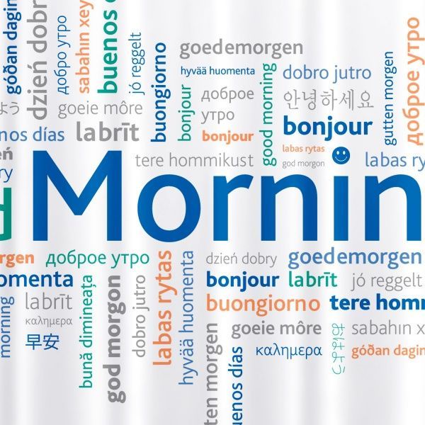 Шторка для ванны Tatkraft Good Morning