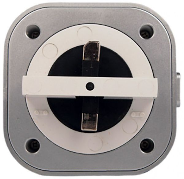 Розетка трекова із заземленням ElectroHоuse Unique Elegance без шторок без кришки срібний камінь EH-PT-001