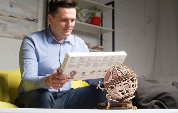 Дерев'яний 3D-конструктор UGEARS Глобус
