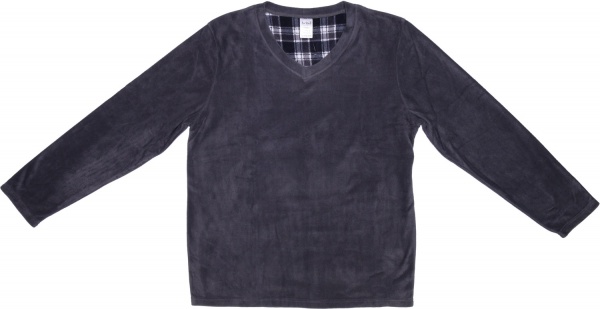 Костюм домашний мужской La Nuit Basic Check р. M светло-серый 