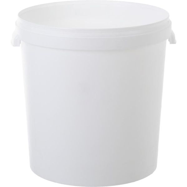 Ведро без крышки Пласт-Бокс хозяйственное белое 33 л 