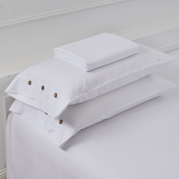 Комплект постільної білизни Solid 2 однотонний білий La Nuit 