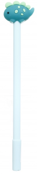 Ручка гелевая Dino голубая 