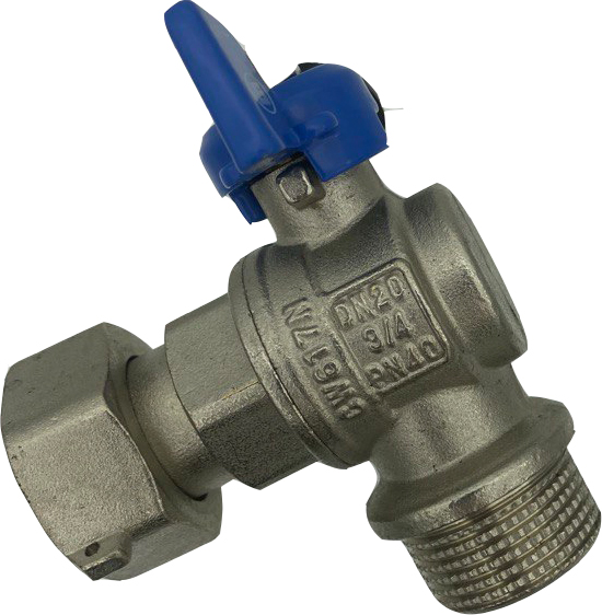 Кран Gross з накидною гайкою 20 кутовий