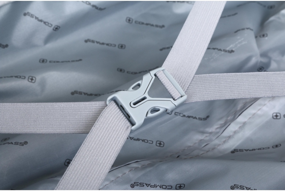 Чемодан Compass №LS080609 M 68 л темно-зеленый 60x44x26 см