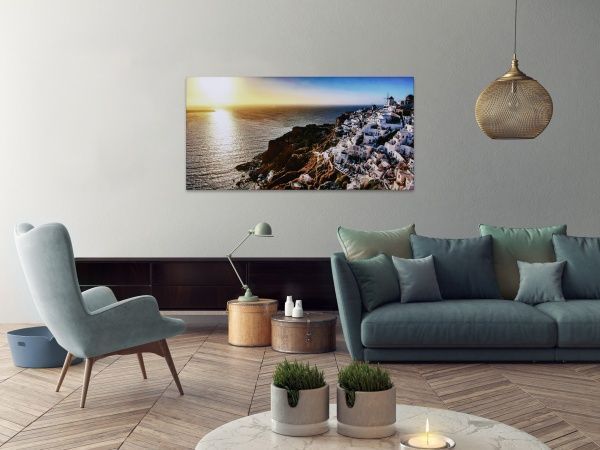 Репродукція Панорама міста Греція 00017 96x48 см 