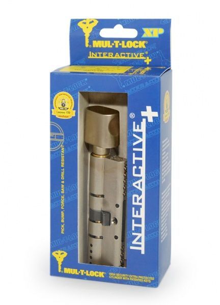 Цилиндр Mul-T-Lock INTERACTIVE 45x45 ключ-вороток 90 мм никель