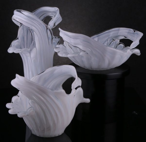 Ваза для фруктів Abbraccio 33x16 см біла Antonio Tammaro