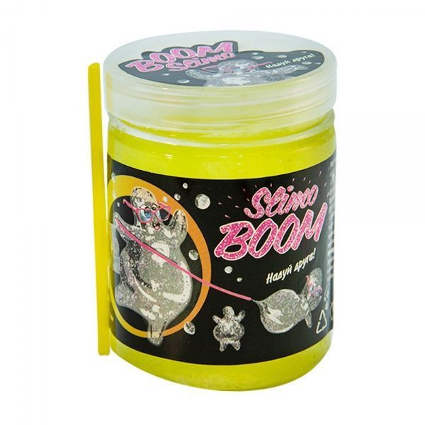 Надувний слайм Strateg 71828 Slimo boom 125 г в асортиментІ
