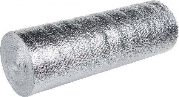 Тепловідбивний екран Термоізол 50x500 з алюмінієвою фольгою без клею