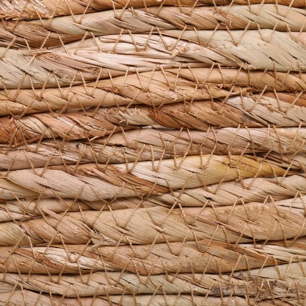 Корзинка с ручками большой 38х33 см бежево-черный