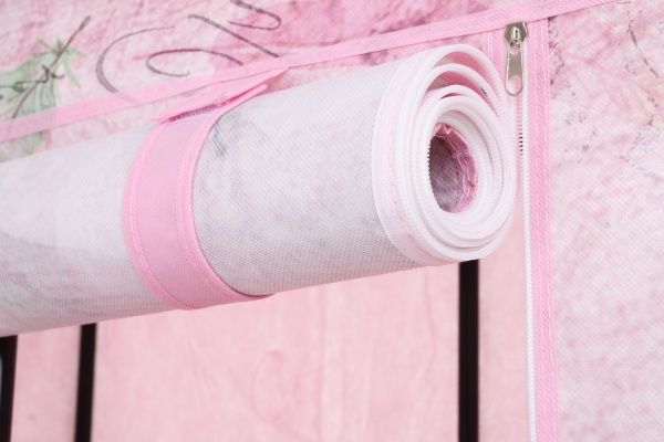 Тканинна шафа Фламінго 1560х870х460 мм рожевий 