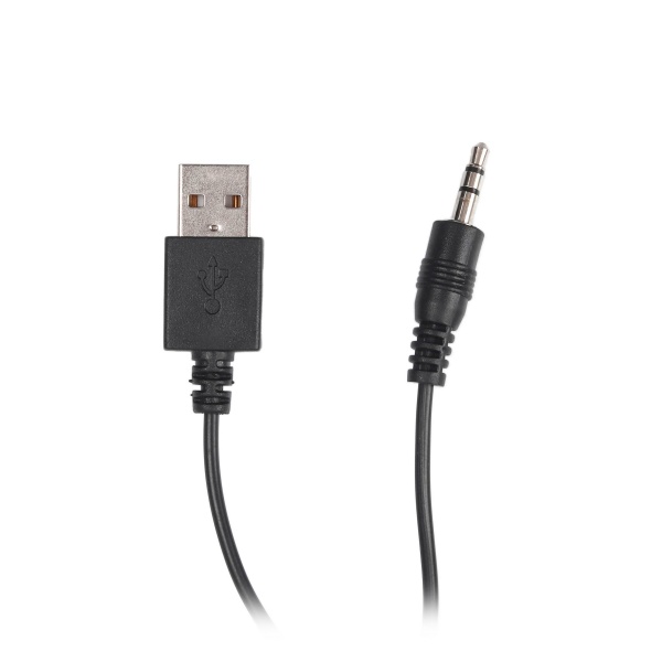 Колонки Maxxter CSP-U002RGB 2.0 black 