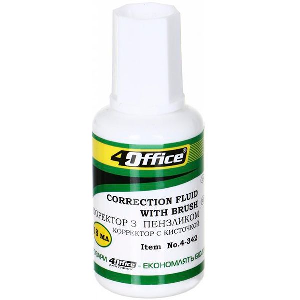 Корректор Fluid 4-342 18 мл 4Office