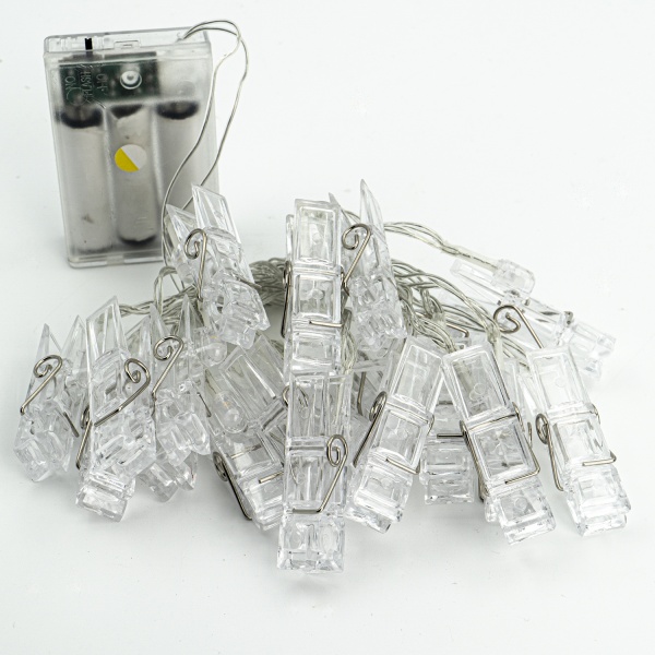 Декоративная гирлянда Altalusse (INL-2704B-20 Warm) встроенный светодиод (LED) 20 ламп 3 м 