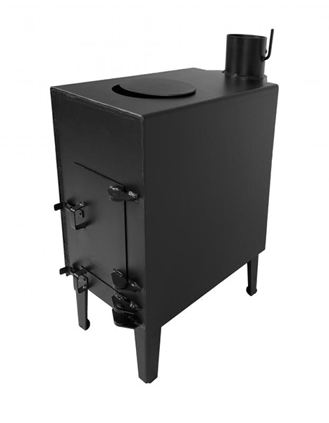 Печь-буржуйка Metalzavod BP-60V с варочной поверхностью