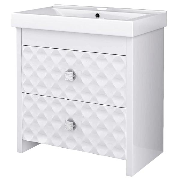 Тумба с умывальником Аква-Родос Фреска 80 3D Mona 80 см