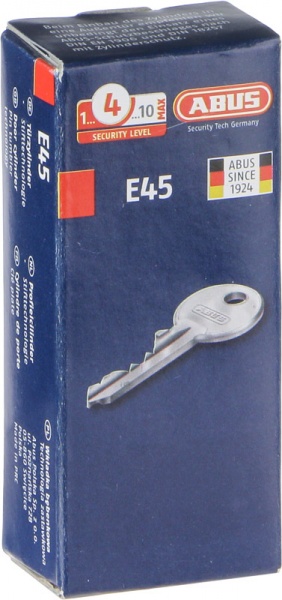 Цилиндр Abus E45 30x35 ключ-ключ 65 мм матовый никель 2240631736017
