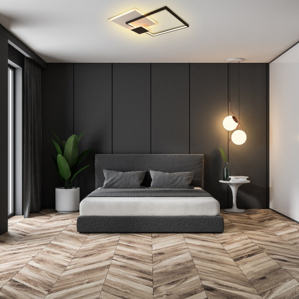 Світильник настінно-стельовий LightMaster NOIRBLANC білий із чорним 3000-6500 К CE2320 84W