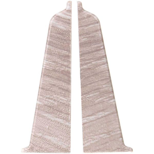 Комплект заглушек King Floor 70 1 левая + 1 правая дуб миллениум светлый 