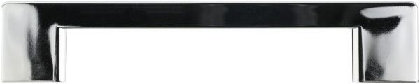 Меблева ручка 128 мм полірований хром Poliplast 0076BCL