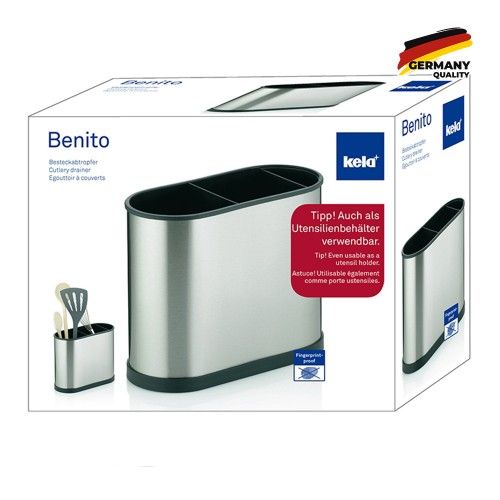 Підставка для кухонного приладдя Benito металік 11668 Kela