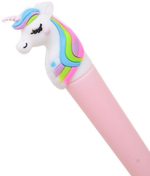 Ручка гелевая Розовый единорог
