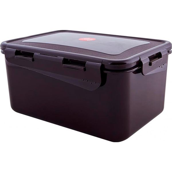 Контейнер пластиковий Алеана 169034 «Вінтаж» 4 л темно-коричневий 125x195x260 мм