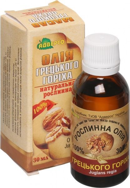 Натуральна олія Адверсо Грецкого ореха 30 мл 
