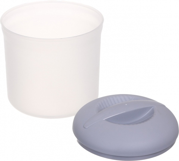 Контейнер для хранения пластиковый 1 л серый Eurogold