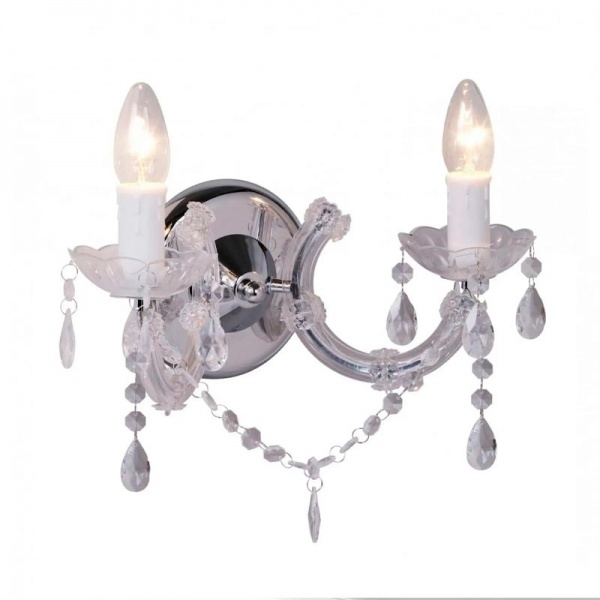 Бра Zuma Line MAGNOLIA 2xE14 белый 