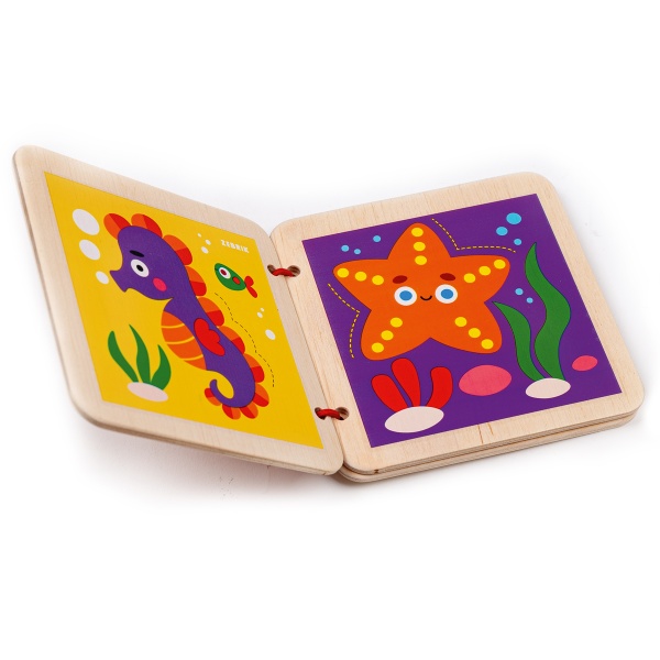 Розвиваюча іграшка Roter Kafer книга Морські тварини RW3031