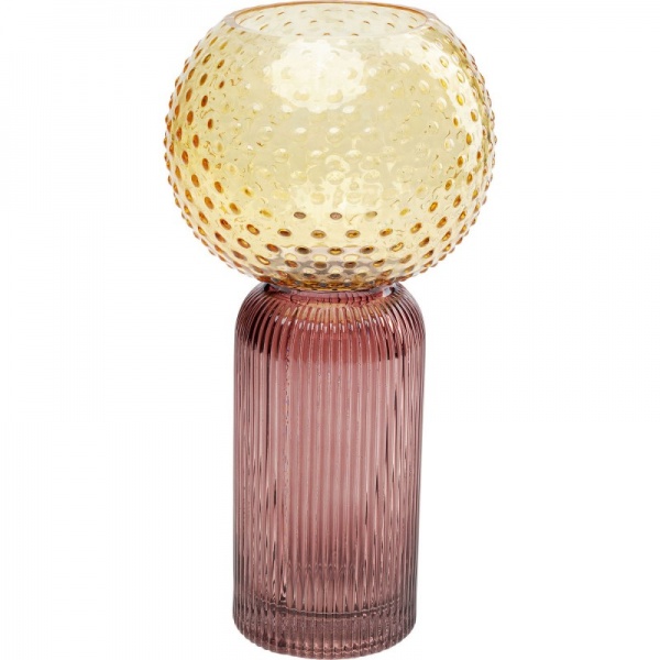 Ваза KARE Design Marvelous Duo 31 см желто-фиолетовая 