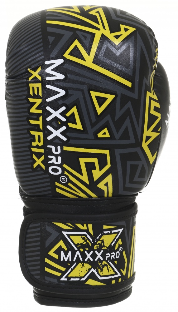 Боксерские перчатки MaxxPro AVG-250 Yellow vynil-04 р. 4 4 ozoz Yellow vynil-04 желтый