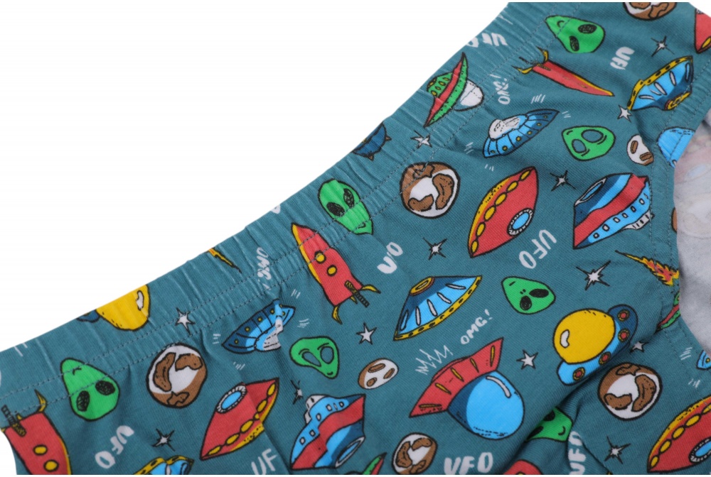 Набор трусов для мальчиков HW 3 пары р.134-140 голубой с серым H4-I4